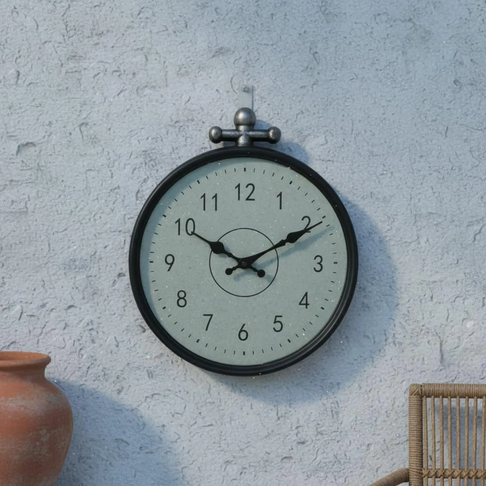 Reloj exterior impermeable para jardín: lectura fácil, perros y gatos - imagen 5
