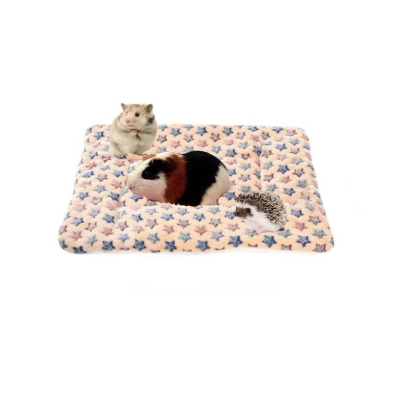 Small Animal Guinea Pig Hamster Bed House Winter Warm Squirrel Hedgehog Rabbit Chinchilla Bed Mat House Nest Hamster Accessories - imagen 2