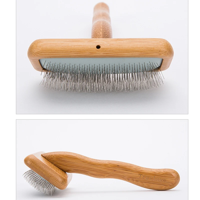 Winhyepet-Cabello para mascotas que elimina pelos, cepillo de acero inoxidable, peine para desechar, nudo para deshedding, herramienta de aseo - imagen 3