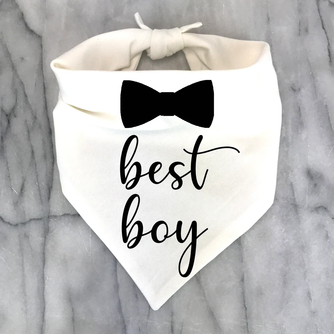 Best Boy-Pañuelo para perro de boda, regalo de compromiso para mascotas, bufanda para perro blanco y negro, traje de boda para esmoquin, regalo para amantes de la ducha - imagen 3