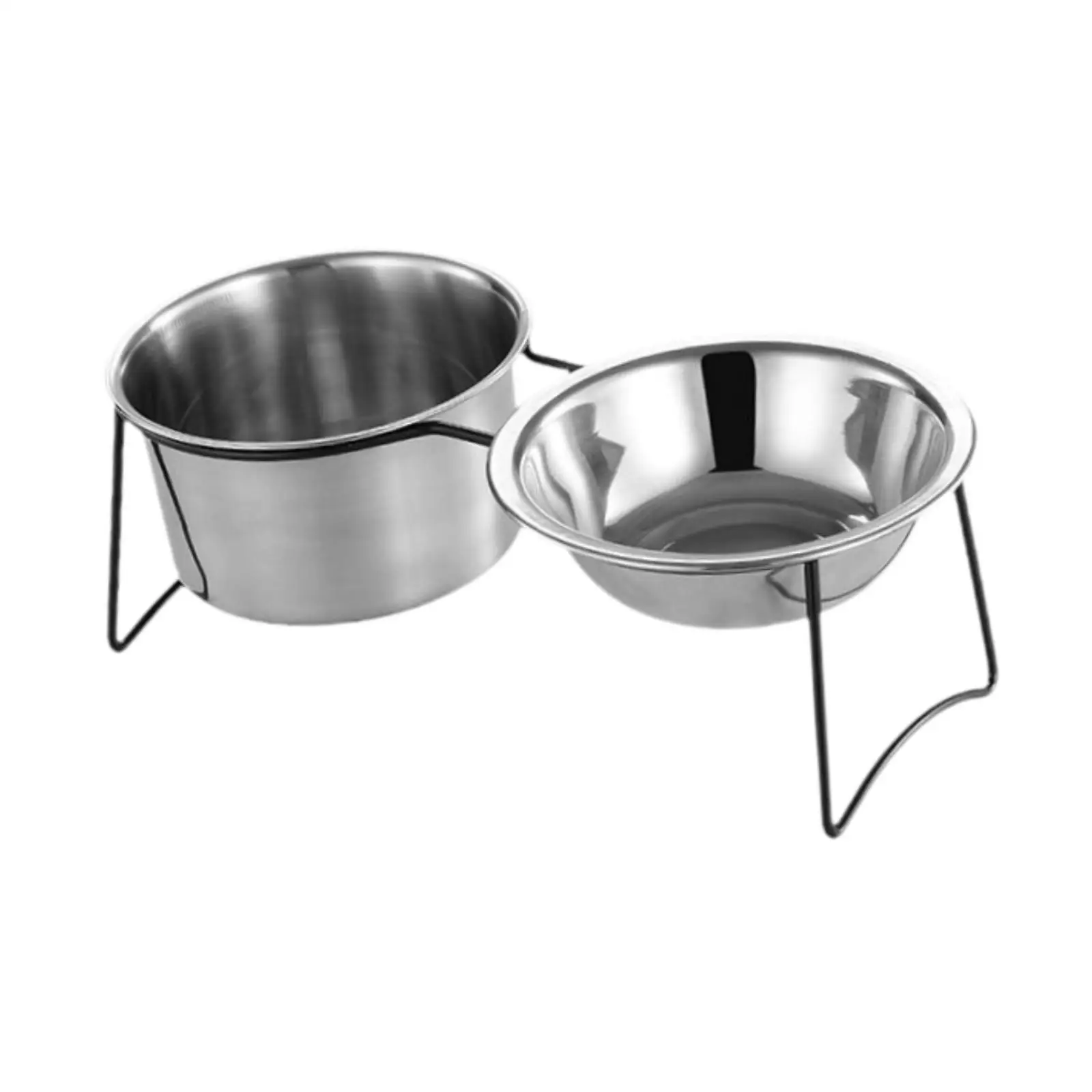 Cat Water and Food Bowl Feeder Feeder Station Feeding Dish for Kitten Kitty