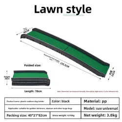 Rampa plegable antideslizante para perros grandes – acceso coche y SUV