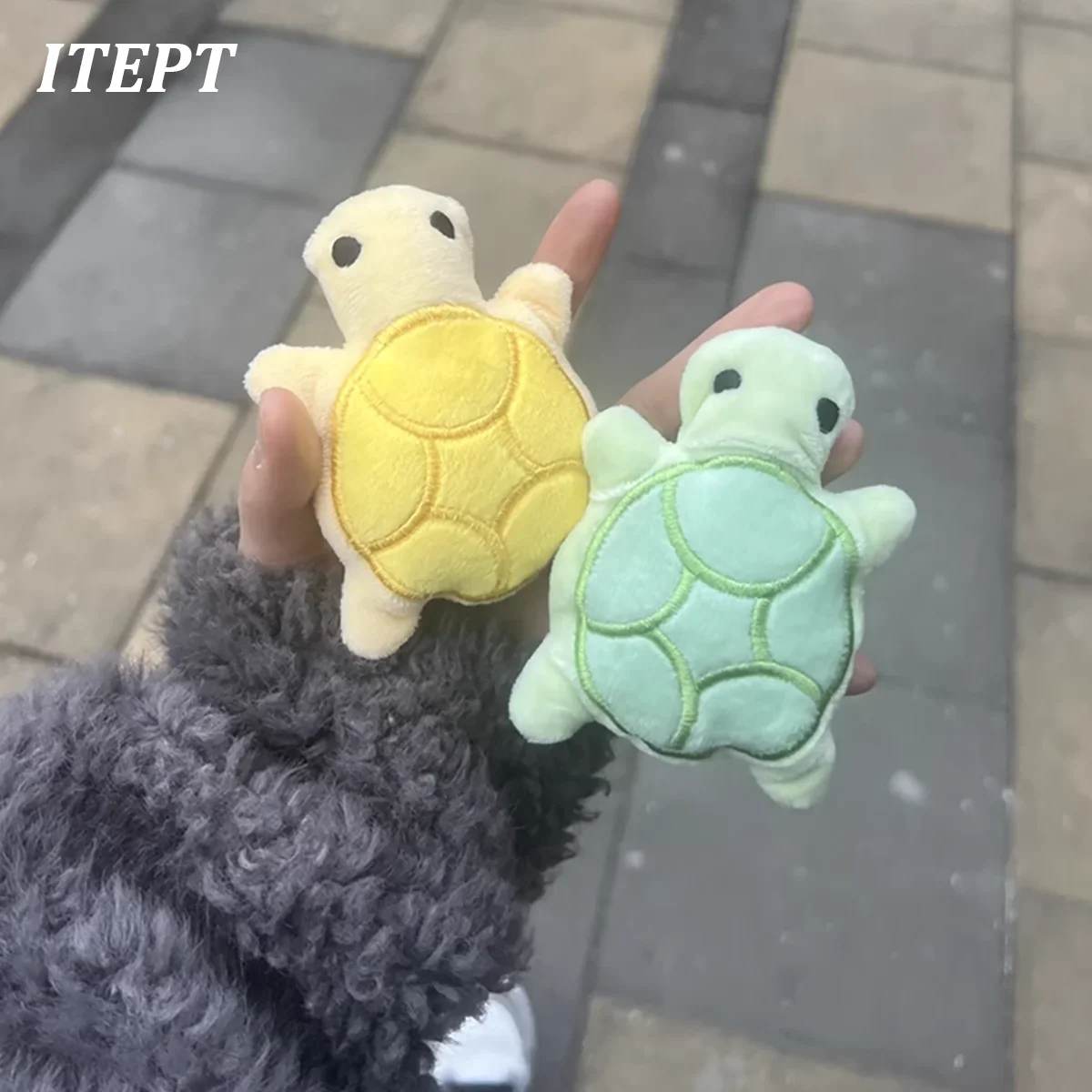 Juguete dental para perros - tortuga de peluche masticable y seguro - imagen 3