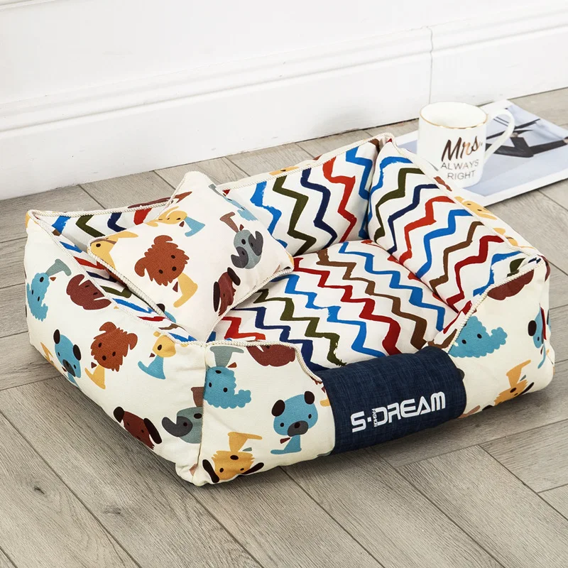 Cama de lujo para gatos y perros – Sofá lavable y extraíble - imagen 3