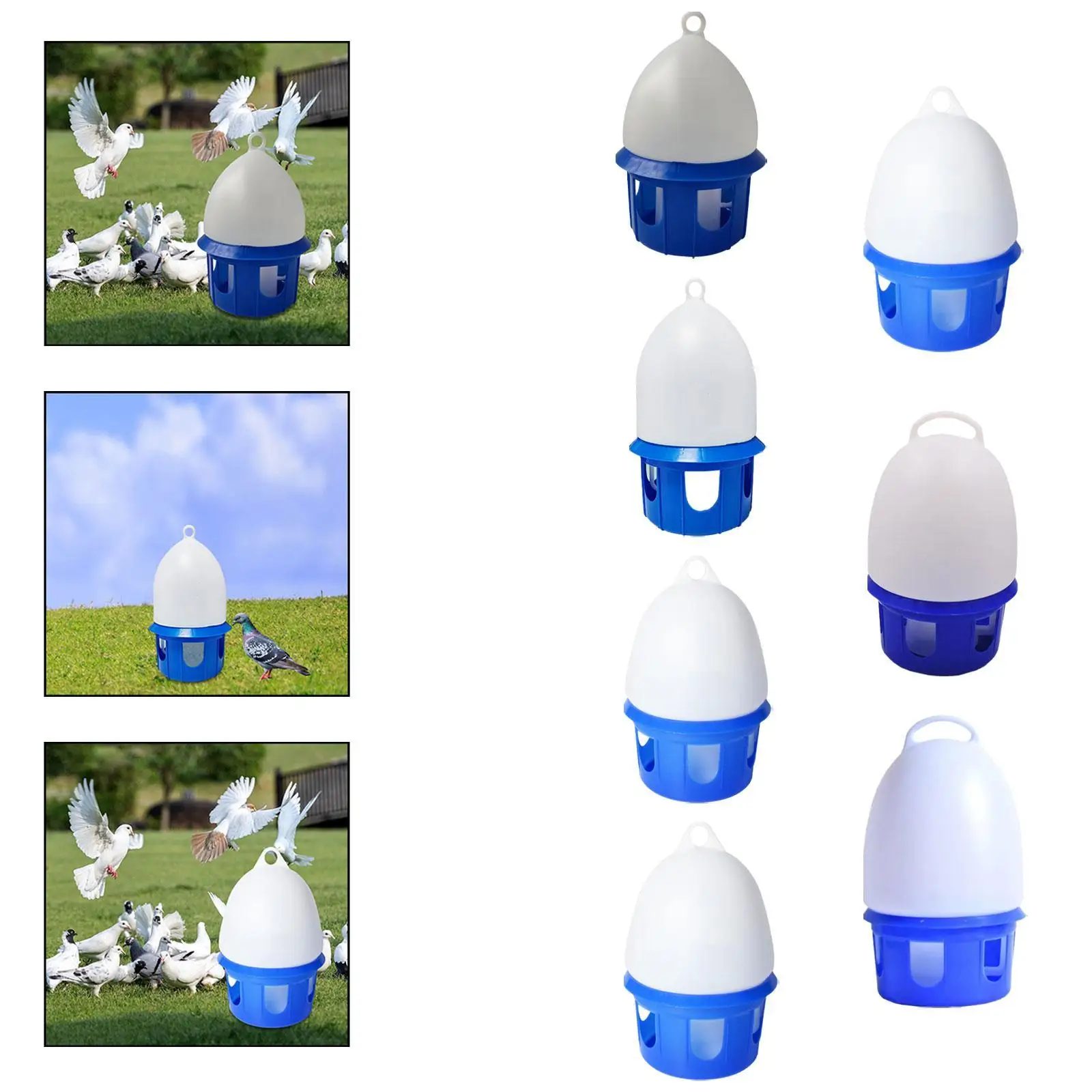 Pigeon Drinker Bucket Pet Birds Waterer for Pigeon Budgies Pet Supplies