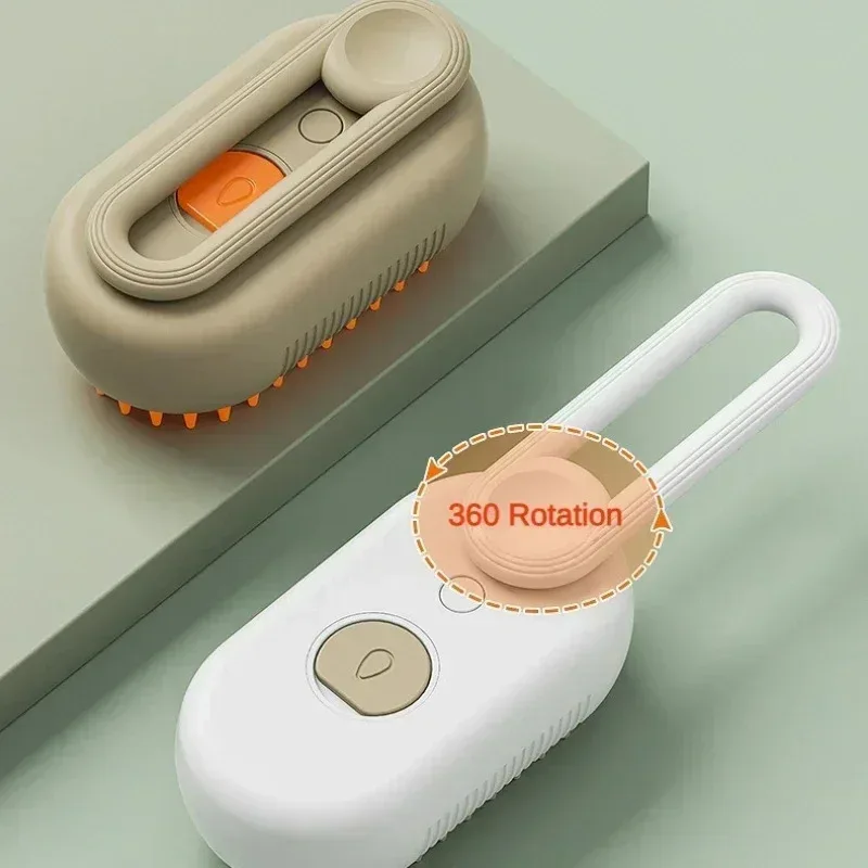 Cepillo vapor 3 en 1 para perros y gatos – Desenredante con masaje - imagen 3