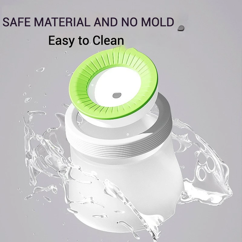 Cuenco de agua flotante para perro, boca no húmeda, sin derrames, diseño antisalpicaduras, flujo de agua ajustable, dos opciones de tamaño para viajes y hogar - imagen 4