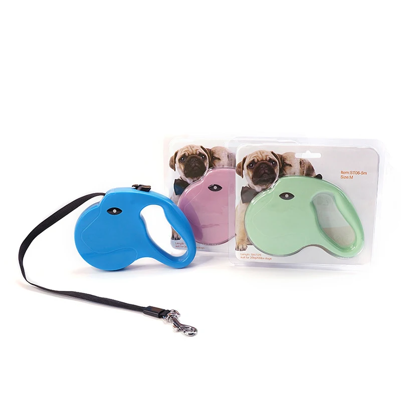 Correa para perro de 5M, cuerda de tracción de nailon retráctil automática, correa para caminar para mascotas, correa para ruleta, producto de extensión de plomo para correr para cachorros - imagen 5