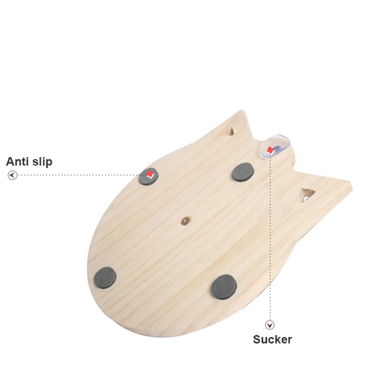 Torre de juguete de madera para Gato de 2/3 niveles, pistas de disco, diversión de inteligencia para gatos, disco de juego Triple, juguetes para gatos, juguetes de entrenamiento de pelota - imagen 5