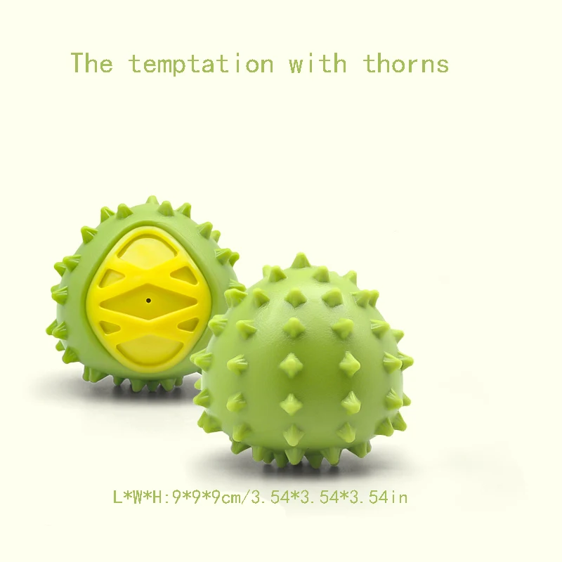 Juguetes de frutas para perros - durian y granada - juguetes interactivos para masticar adecuados para perros pequeños y medianos. - imagen 4