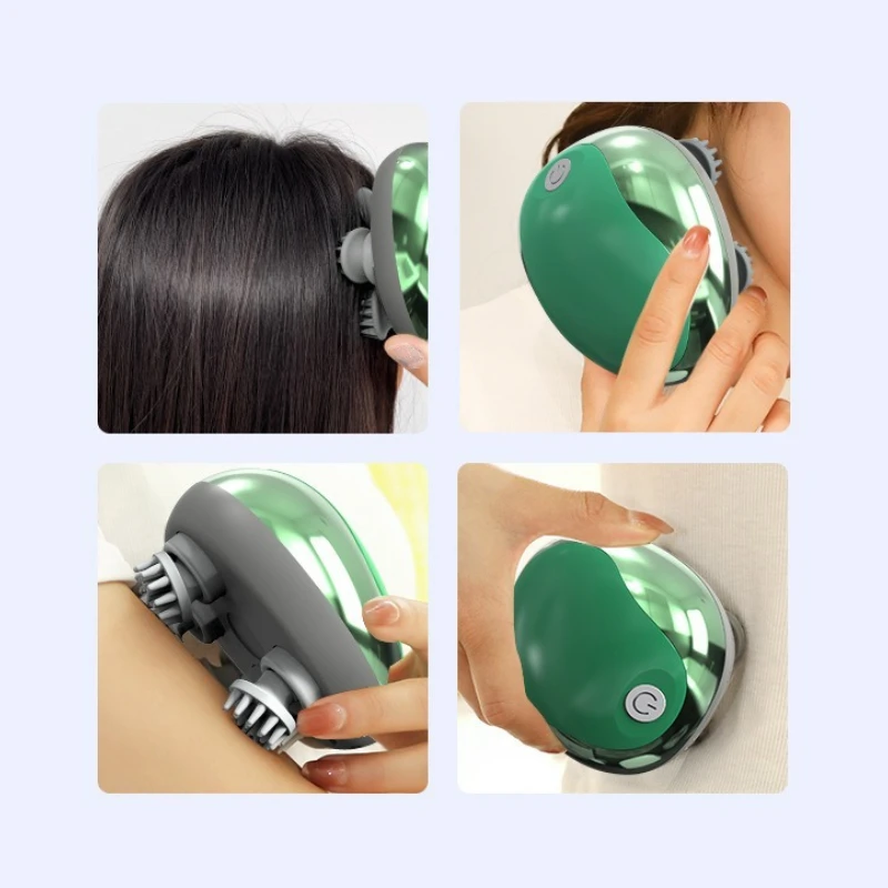 Masajeador eléctrico de cabeza de gato, masajeador para mascotas, golpes, gatos, cuero cabelludo para perros, artefacto de masaje para mascotas montado en la cabeza, suministros para gatos - imagen 5