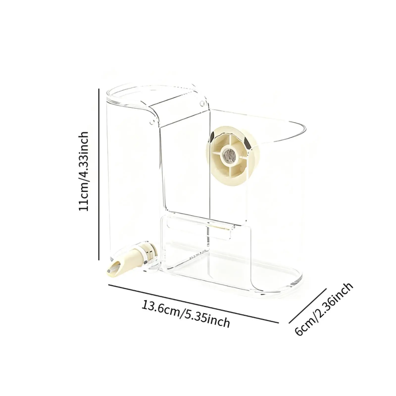 Bird Cage Feeder Waterer Automatic Bird Waterer Feeder for Cockatiel Budgies
