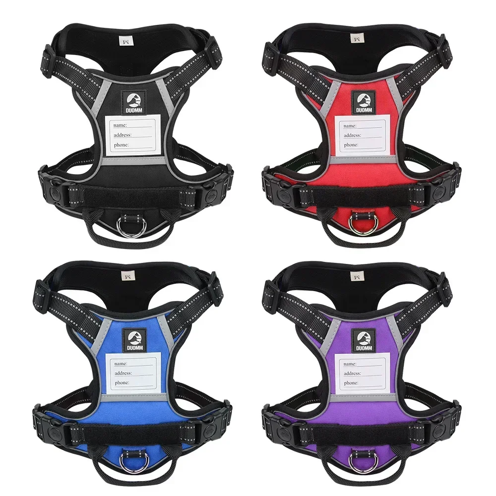 Correa para el pecho para perros grande, correa para el pecho para mascotas sin rotura, cuerda reflectante para caminar para perros, correa para perros - imagen 5