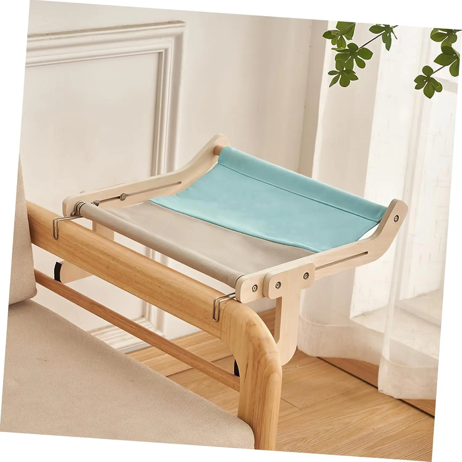 Cama colgante para ventana gatos extraíble y portátil – Nido balcón - imagen 2