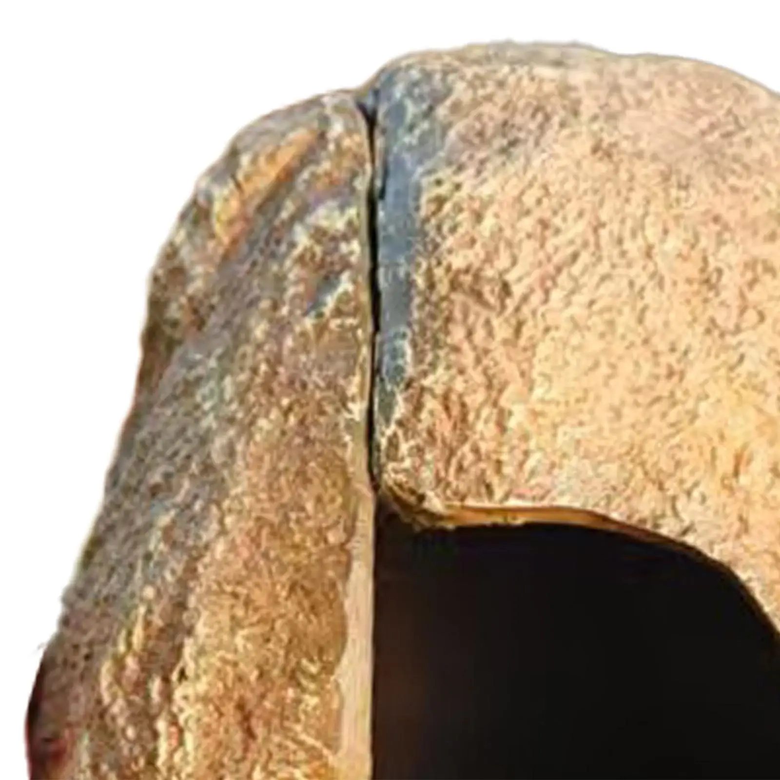 Aquarium Hideaway Cave House Aquarium Decor, Craft Reptile Habitat Decoration Fish Tank Ornament Hideaway Cave for Newts Pond