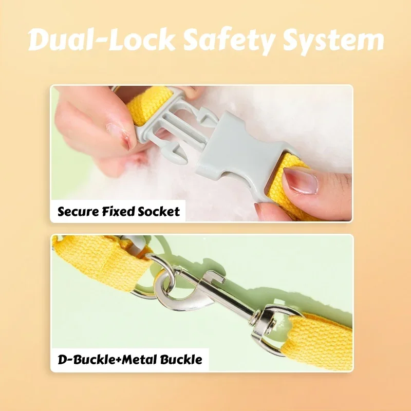 Arnés para perros suave y transpirable Macaron: juego de arnés y correa para perros estilo chaleco ajustable, accesorios para perros pequeños que caminan - imagen 4