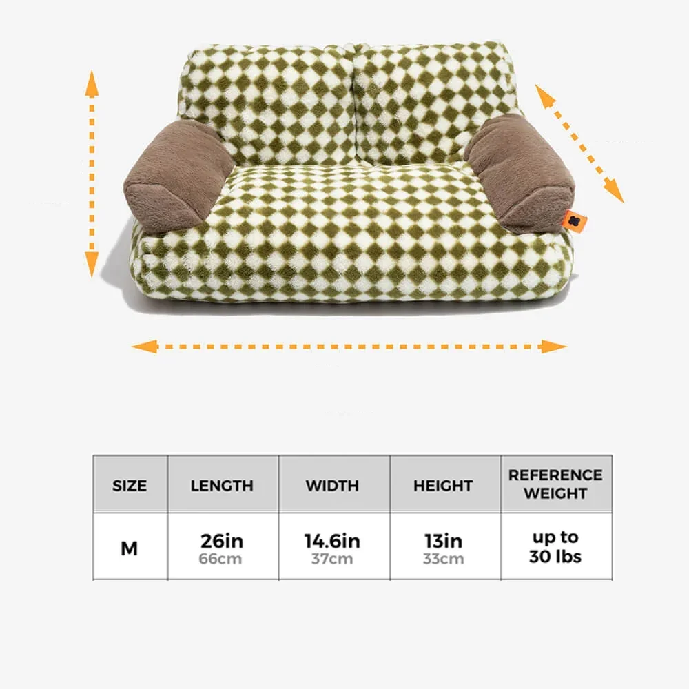 Meowoof's-sofá cama para gatos, almohadilla para el cuello de espuma cálida para invierno, casa para mascotas, sueño profundo, cómoda cama versátil de felpa para perros y gatos - imagen 4