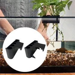 Maceta para acuario con gancho integrado para plantas vivas en pecera