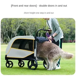 Cochecito transportín plegable para gatos y perros