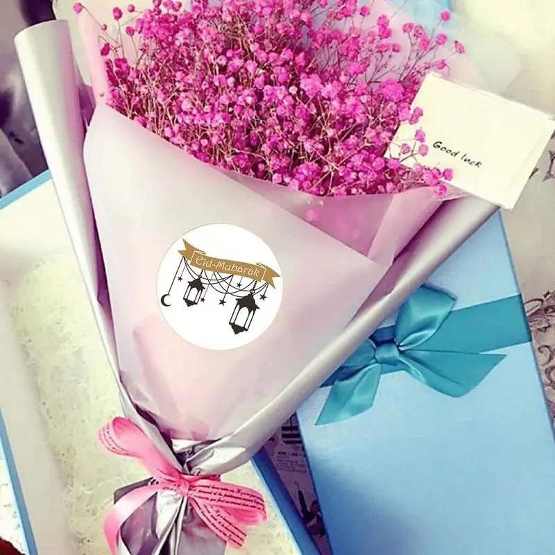 Pegatinas coloridas para envolver regalos de boda y cumpleaños, 90 piezas, 4x4cm, decoración de caja de dulces - imagen 4