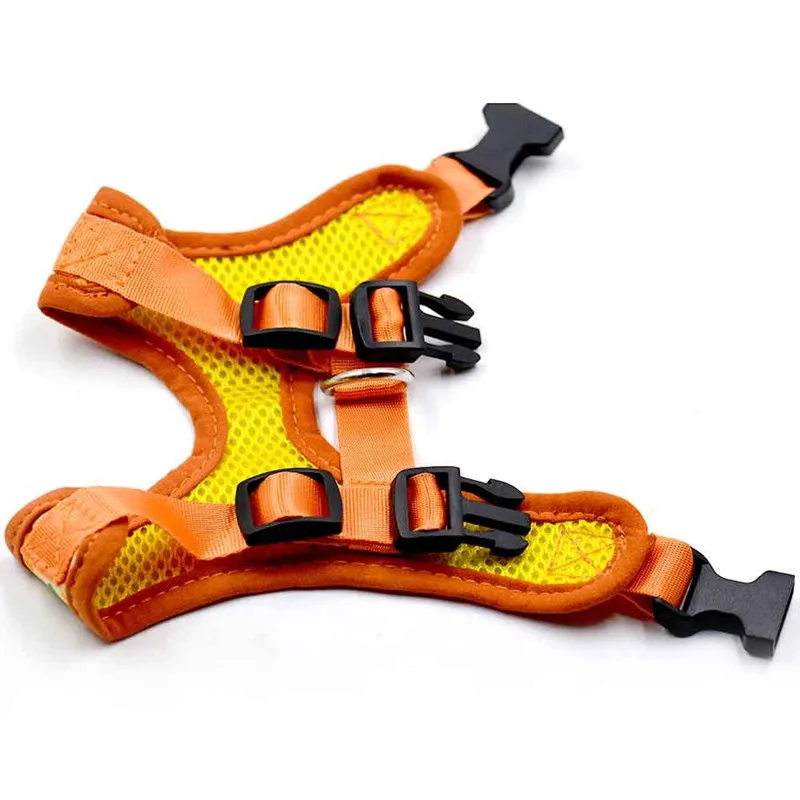 Arnés para perros, arnés ajustable transpirable para mascotas, chaleco de malla estilo flor para perros pequeños y gatos, suministros para caminar al aire libre para cachorros - imagen 5