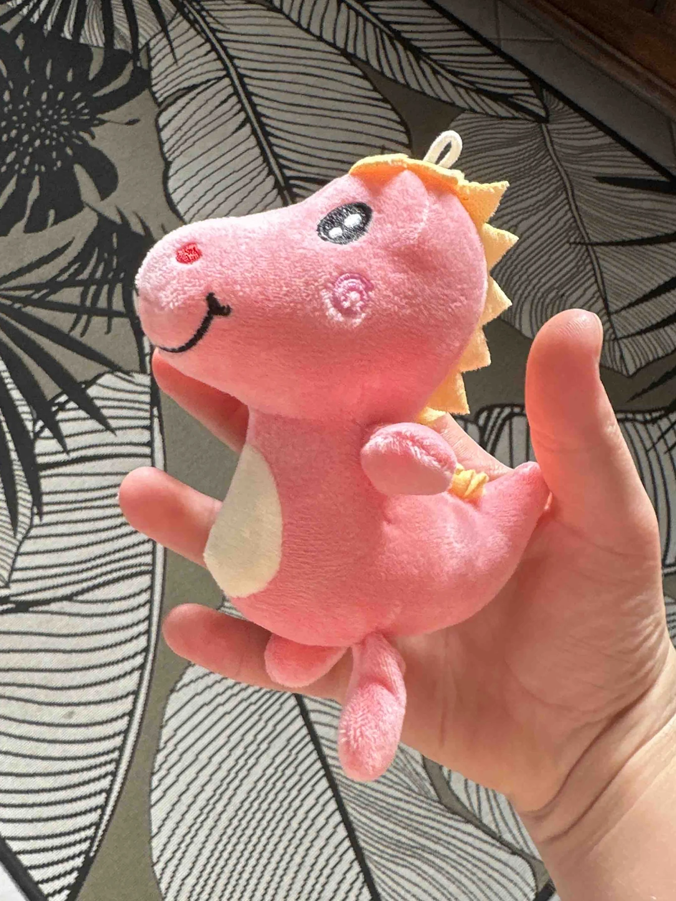 1 mini juguete de peluche para mascotas con forma de dinosaurio de dibujos animados, duradero y altamente interactivo - imagen 3