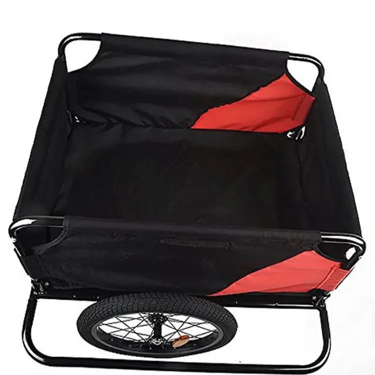 Dog Cart Outdoor Cycling Bicycle Pet Rear Hanging Luggage Trailer Foldable Multifunctional Cat and Dog Cart Shopping Strollers - imagen 5
