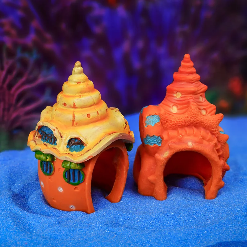 Decoración de pecera de resina, decoración bonita para acuario, adornos de micropaisaje, Mini suministros decorativos para pecera, 1 ud. - imagen 5