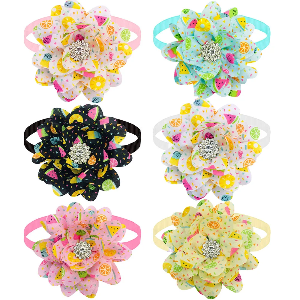 50 Uds. Pajaritas para perros con flores grandes, pajaritas a la moda, Collar a la moda para perros, productos de aseo para mascotas, accesorios para perros pequeños - imagen 5