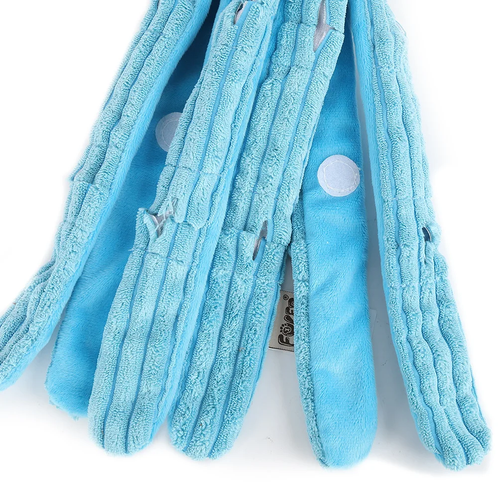 Juguetes para perros, juguete con concha de cuero con sonido, juguetes de pulpo de peluche, dientes molares, Golden Retriever Dou, suministros para mascotas para perros de tamaño mediano - imagen 3