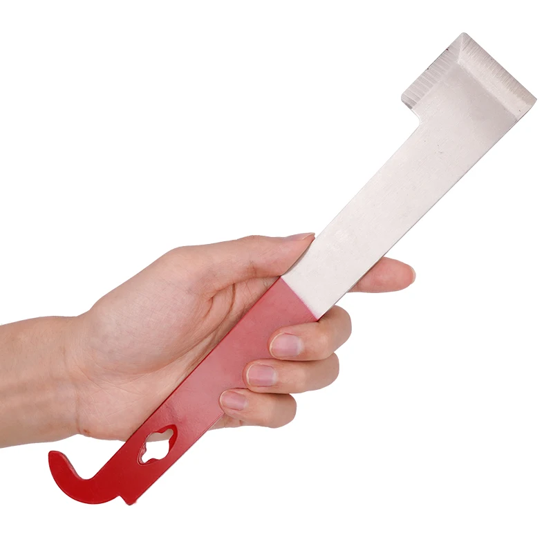 Rascador de gancho para colmena de abeja de acero inoxidable, herramienta multifuncional para colmena de apicultura, raspador de colmena, equipo de apicultura, herramienta de limpieza de marco - imagen 4