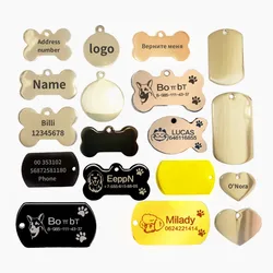 Etiquetas de identificación para perros y gatos con grabado láser