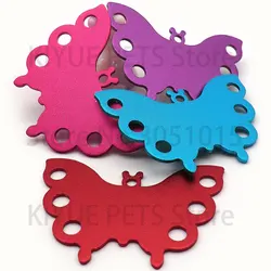 Placa identificación metal grabable para perro y gato