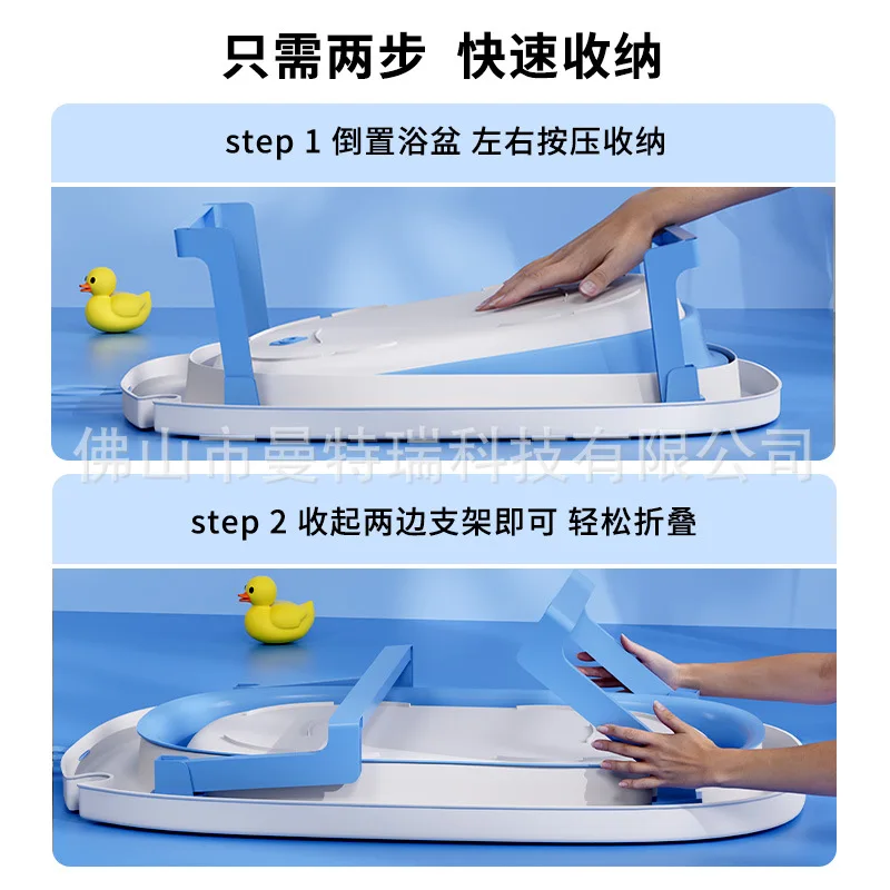 Bañera plegable para mascotas sin flexión, bañera para gatos y cachorros, soporte para estante elevado, productos para mascotas - imagen 2