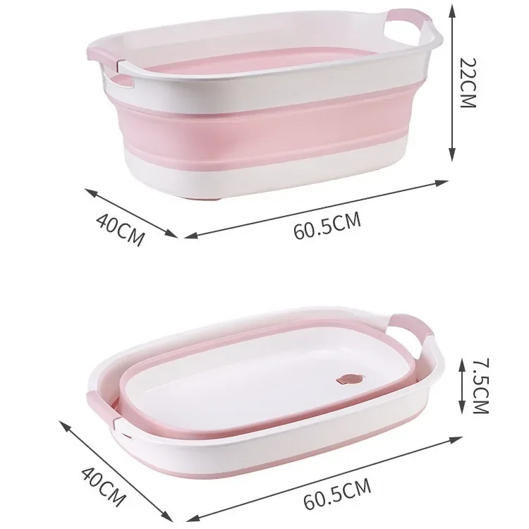 Bañera para perros, bañera para perros pequeños y gatos, bañera plegable para mascotas - imagen 2