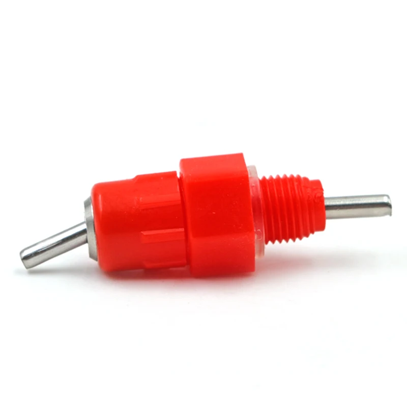 Tetina automática para agua de pollo, agua potable para aves de corral, alimentador de aves de corral y gallina de acero inoxidable de 360 grados, 5/10/15 Uds. - imagen 2
