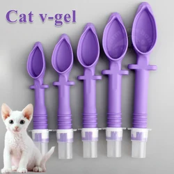 Dispositivo en V para vías respiratorias de gatos