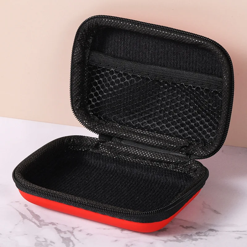 Bolsa de almacenamiento de viaje, bolsa para auriculares, Cable de datos para teléfono móvil, caja de almacenamiento para cargador, monedero, bolsa con cremallera, almacenamiento de artículos diversos - imagen 5