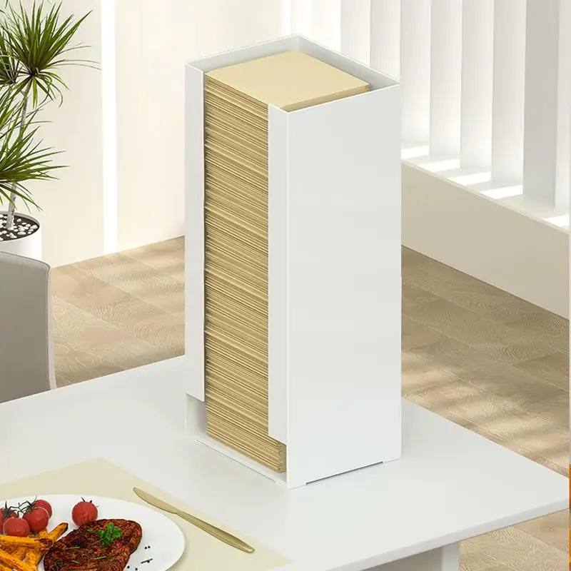 Soporte de caja de papel de ángulo recto, dispensador de fideos instantáneos, diseño de extracción de escritorio, creativo, multifuncional, ahorro de espacio, cocina - imagen 4