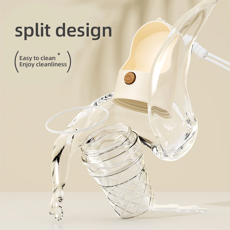 HOOPET-cuenco de salida portátil para perro, bebedero para perro, botella de agua para mascota con taza para cachorro, suministros de alimentación para exteriores - imagen 2