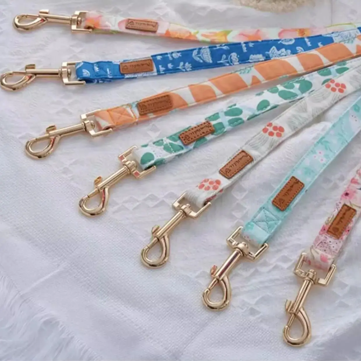 Collar para perro de tamaño pequeño y mediano, correa para mascotas al aire libre, Collar creativo, hipoalergénico, algodón suave para bebé, tamaño ajustable