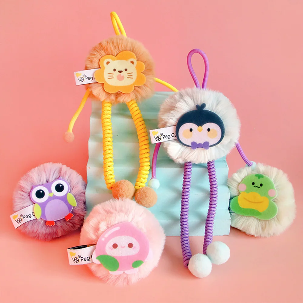 Lindos juguetes autoadhesivos para gatos con bolas de peluche: con hierba gatera y piedras sonajeros, juguetes interactivos para gatos para mantener los gatos entretenidos, suministros para mascotas - imagen 2