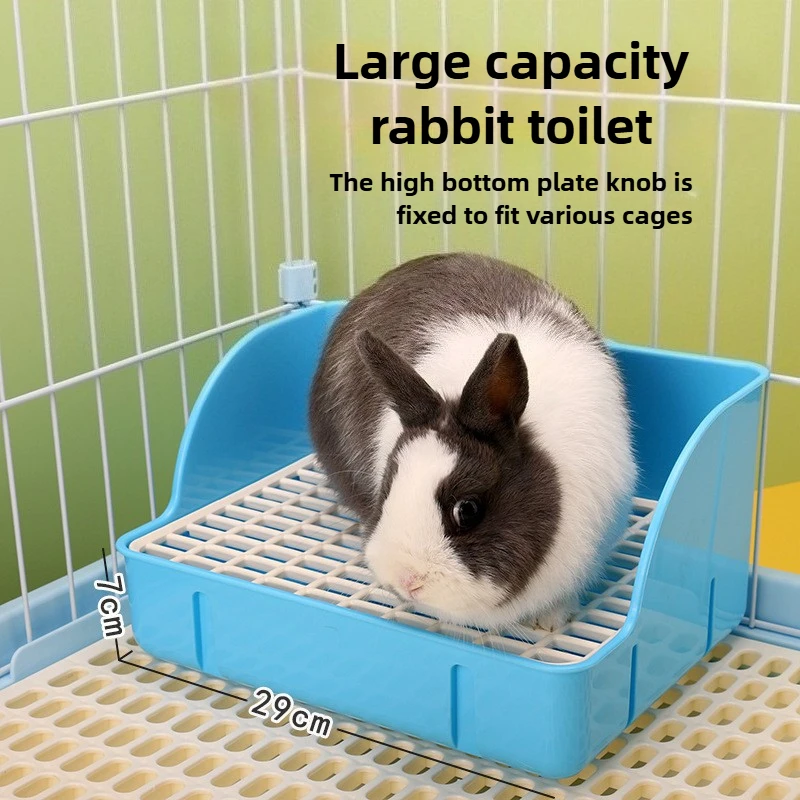 Caja de arena grande para conejos, cobayas y chinchillas para mascotas - imagen 2