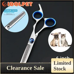 Tijeras de peluquería para perros con puntas seguras de acero inoxidable
