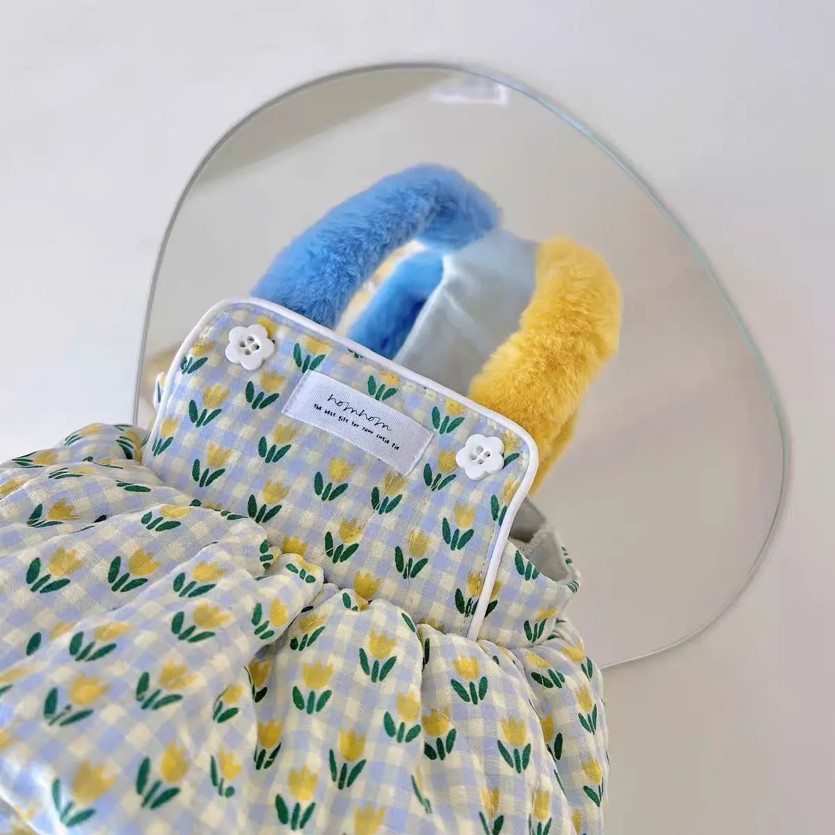 INS falda de calabaza cálida para mascotas, abrigo a cuadros, falda de tulipán para mascotas pequeñas, cachorro, gato, oso de peluche de Pomerania, vestido de otoño e invierno - imagen 5