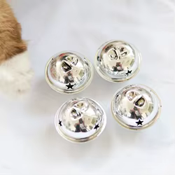 Campanas pentagrama grandes para collares de mascotas – Accesorios DIY