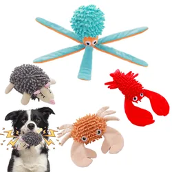 Juguete chirriante para perros pequeños – Peluche pulpo sonore
