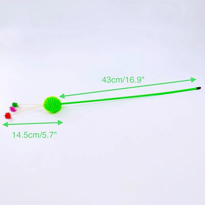 Juguete para gatos, pelota elástica, palo para gatos, juguetes interactivos para gatos, juguetes de tubo con mango largo para gatos, bola de lana para gatitos, rompecabezas para mascotas - imagen 5