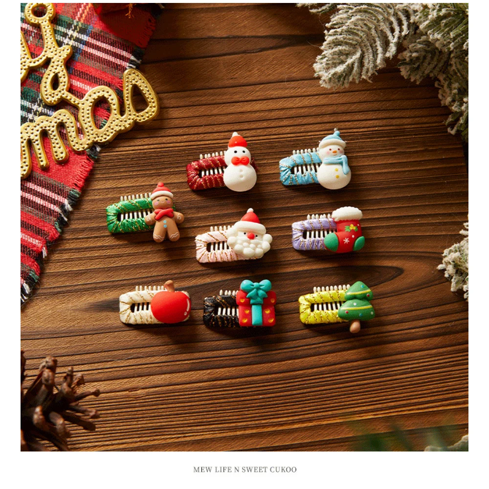 Pinza para el pelo de Navidad y Año Nuevo para gatos y perros, bonito accesorio hecho a mano con lazo para fiesta de disfraces de perros y gatos de peluche maltés