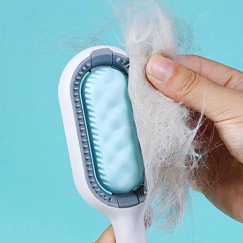 Productos para mascotas, peine para gatos, cepillo removedor de pelo para mascotas, cepillo para perros y gatos, accesorios para perros, cepillo de lana para masaje de animales y gatos - imagen 2